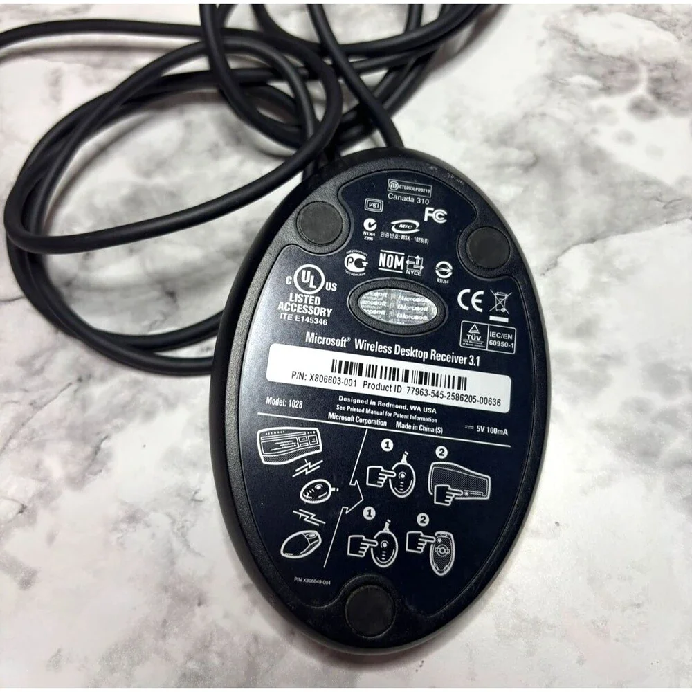 Microsoft Wireless Desktop Receiver 3.1 Model 1028